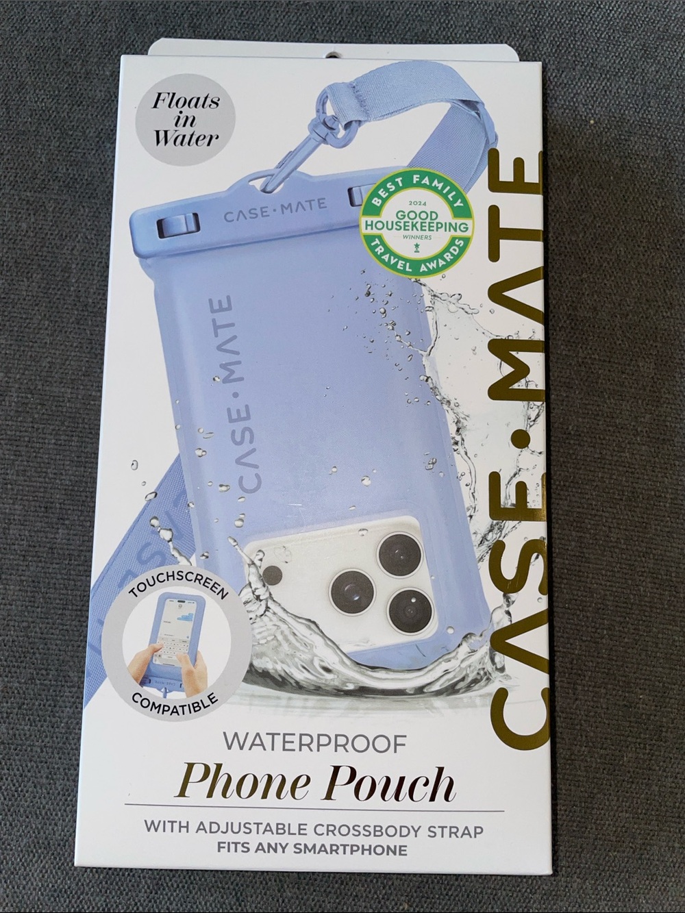 case-mate Waterproof Phone Pouch in Light Blue
